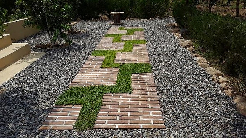ý tưởng độc đáo với đá sỏi trang trí sân vườn đẹp